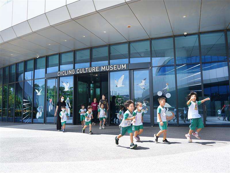 自行车文化探索馆是学生必访的景点