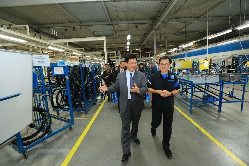 台中捷安特扬名国际 林市长访欧洲总部 合作推动自行车369计画