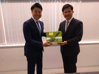 日鹿兒島縣岩崎集團訪台中 林市長歡迎並推廣花博