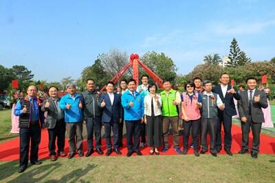 结合大里运动公园绿地 大里国民运动中心动土