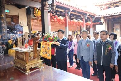 乐成宫旱溪妈祖热闹起驾 林市长任主祭官恭迎妈祖出巡