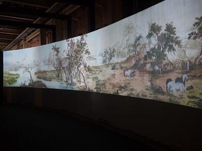 故宮響應台中花博 互動科技展出花、馬歷史文物