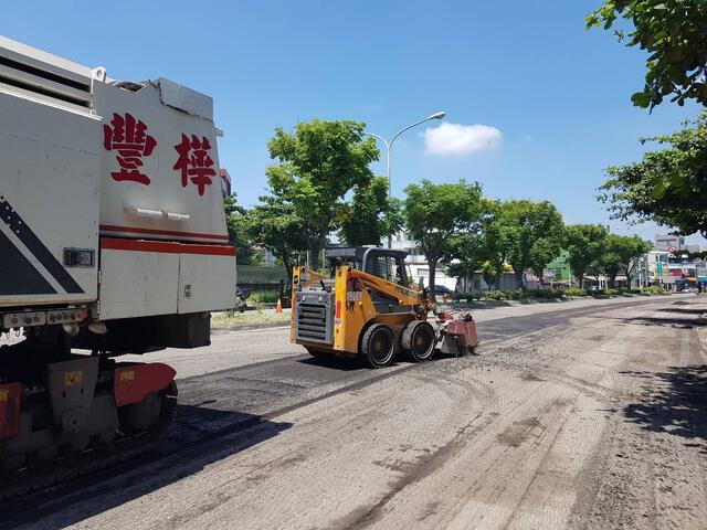 丰原葫芦墩展区周边路平启动 花博周边道路焕然一新