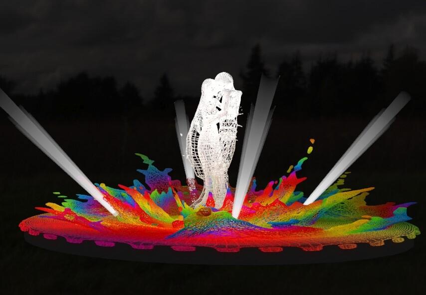 2020台湾灯会见证爱情-新住民灯区主灯-融漪-吸睛