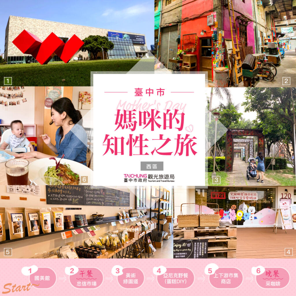 母亲节亲子温馨互动-首选台中西区知性之旅