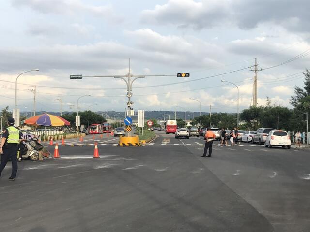 三顺路美堤街口-早上状况