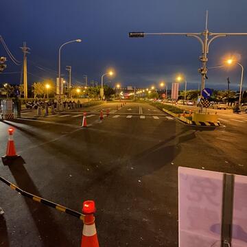 三顺路美堤街口-夜间状况