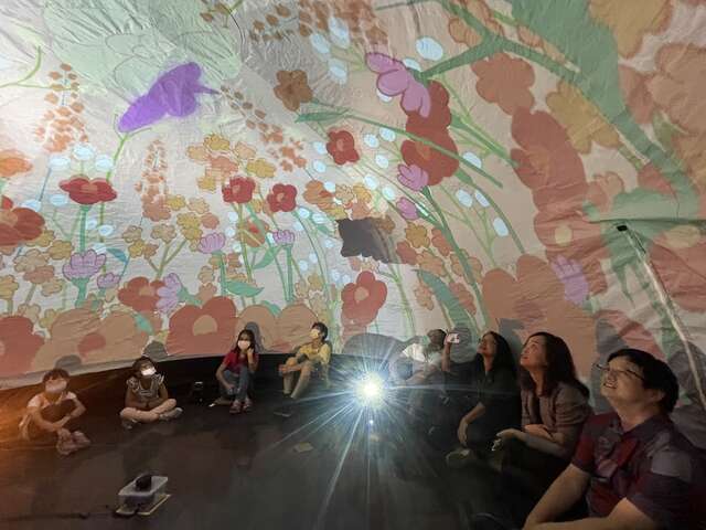 台艺大科技艺术实验中心-dome境之间-沉浸式圆顶投影体验