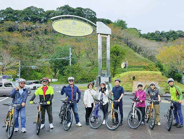 日本大分县佐伯市邀请台中市府及产业代表体验宇目自行车登山乐趣