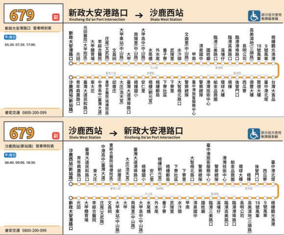 679副線路線圖