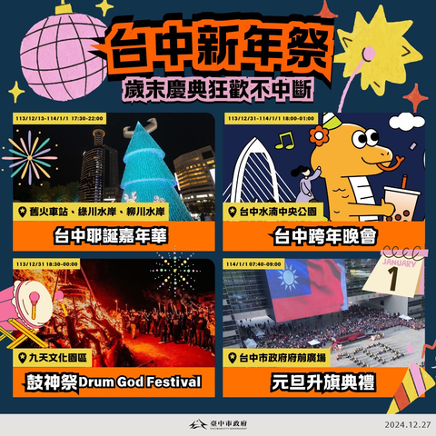 迎接2025年-台中新年祭-四大慶典活動輪番登場