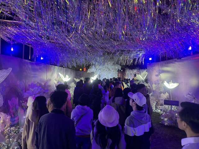 建設局的驚蟄界光影氛圍深受年輕族群喜愛