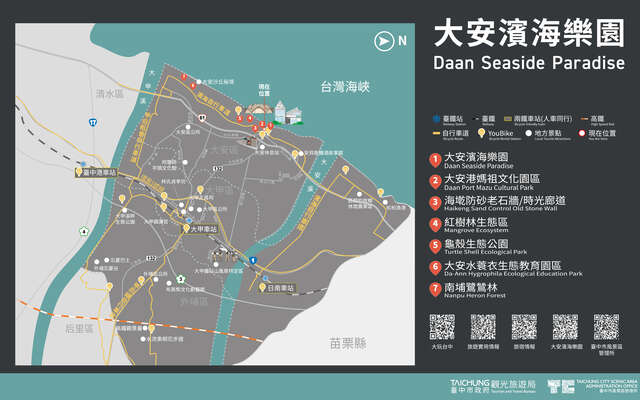 大安濱海樂園周邊景點