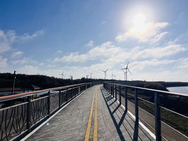濱海自行車道 欄杆更新