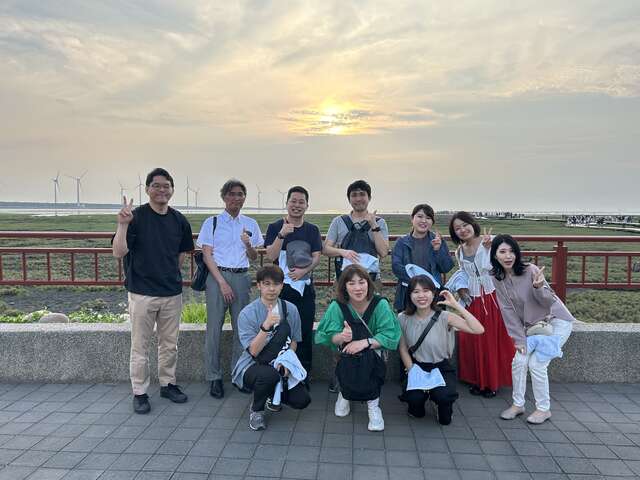 邀請日本旅行業及網紅踩線推動高美濕地國際觀光聲量