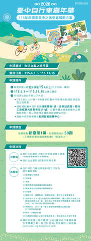 自行車嘉年華 引客獎勵圖卡