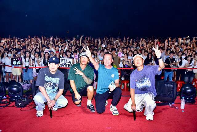 台式饶舌天团玖壹壹将再度现身石冈热气球嘉年华-点燃现场气氛-资料照片