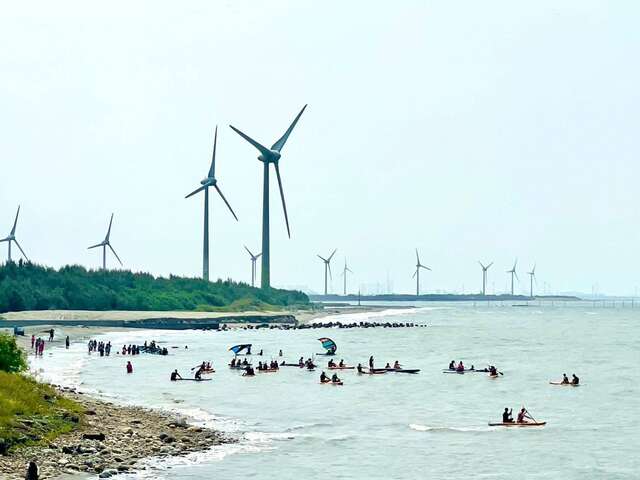 大安滨海乐园水域体验活动
