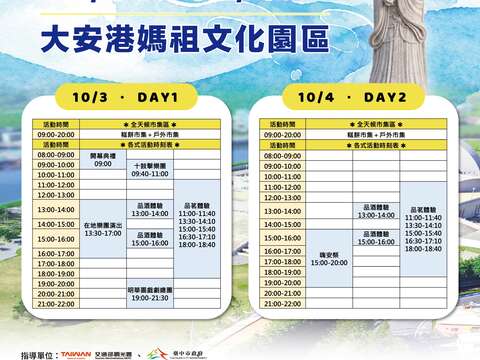 2026臺中海洋觀光季-活動流程