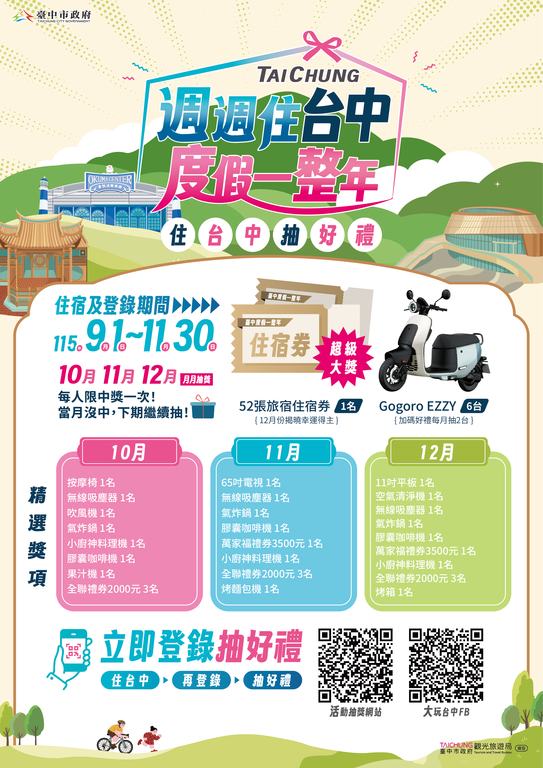 活動宣傳及獎品清單傳單