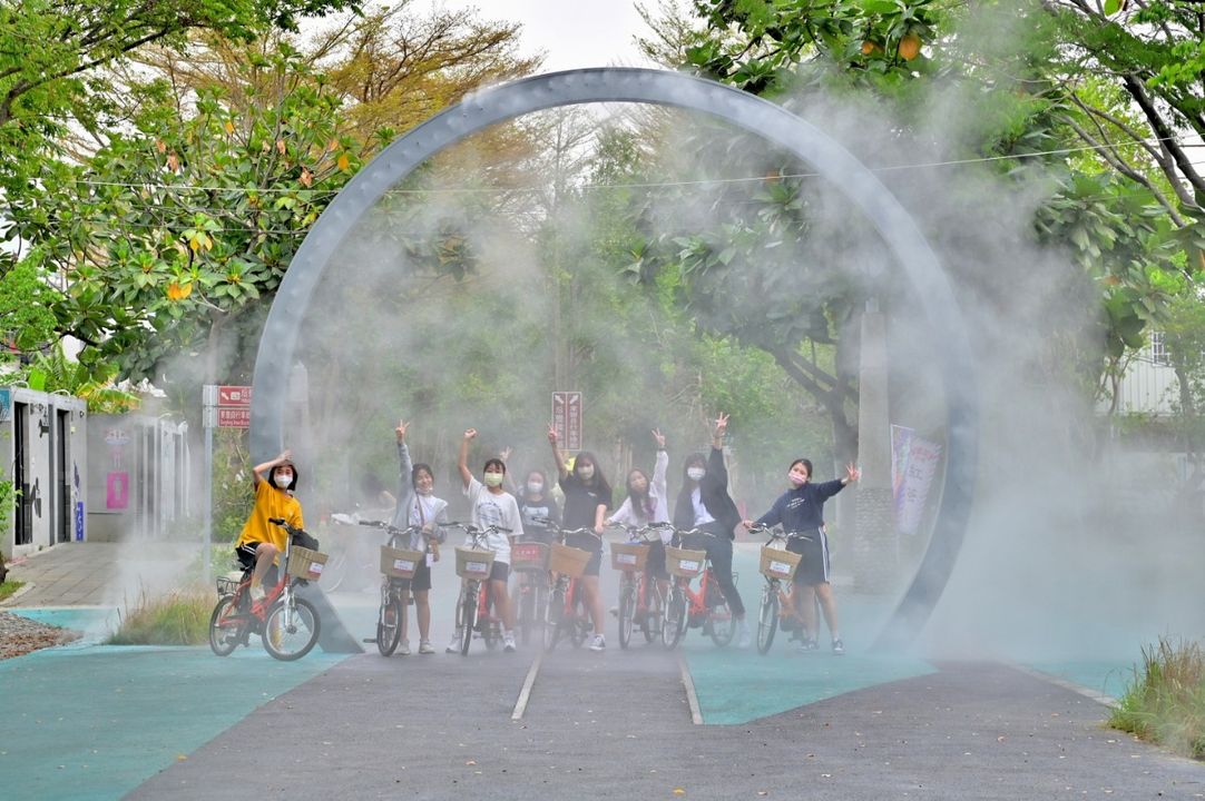 ＼📣 #东丰自行车绿廊 ，新亮点设施完工啦！／