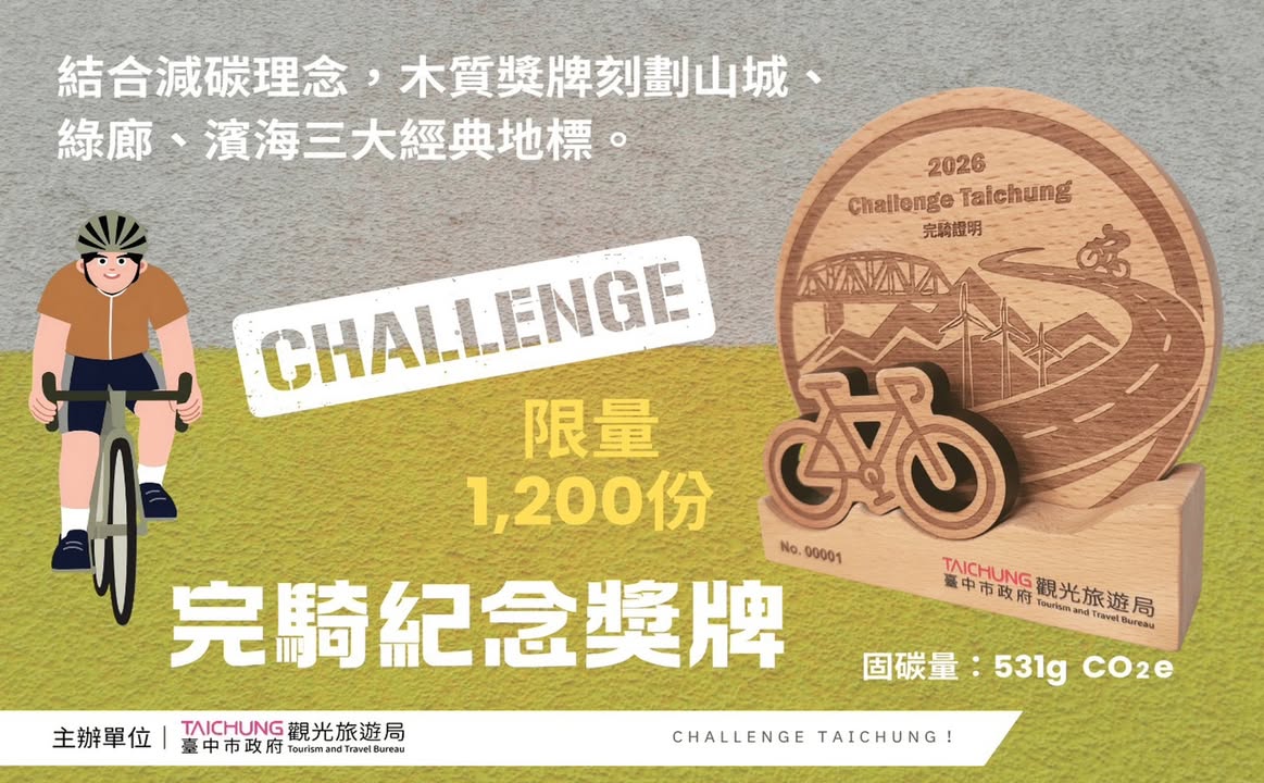 🚴♂️ Challenge Taichung!挑戰台中經典單車路線!