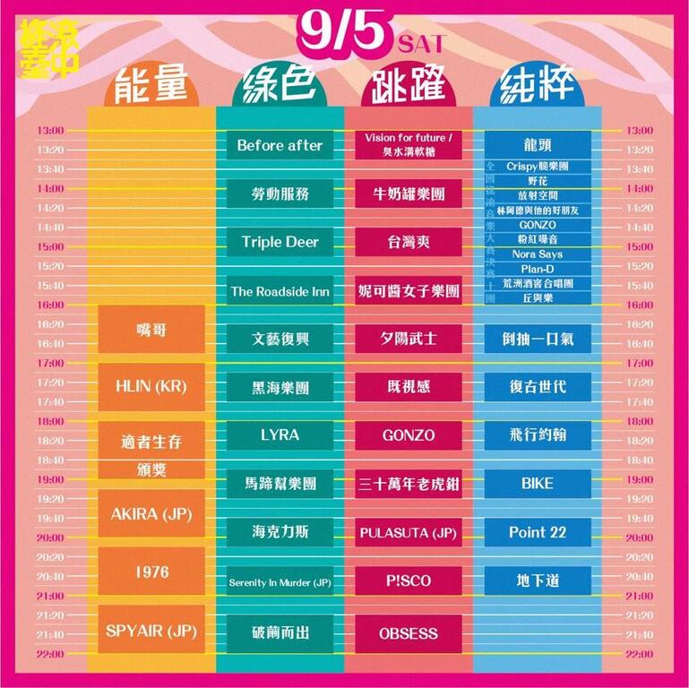 搖滾音樂盛會 2015搖滾臺中本週末熱鬧登場