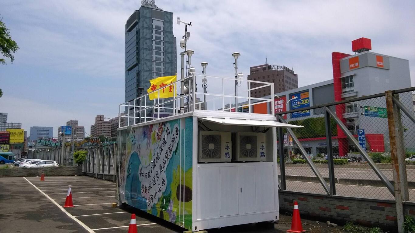 移动式交通空品监测车上路 台湾大道、安和路口空气品质合乎标准