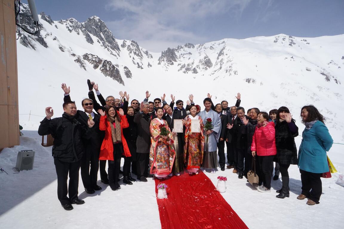 观旅局徵选新人  赴日参加雪地婚礼