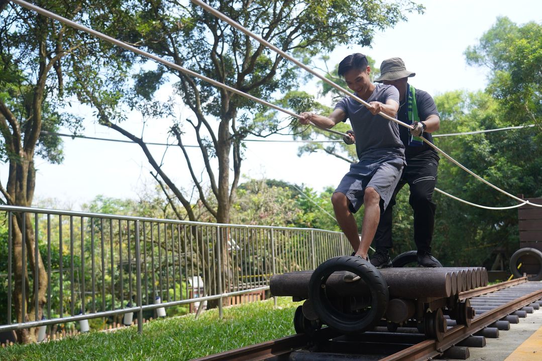 \ 照過來！臺中最新景點 #大坑1號登山步道體訓場 優化完成 /