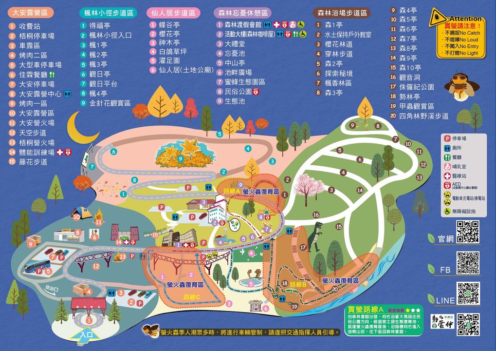 跟著 #東勢林場 夜光螢火蟲點亮2024浪漫夜空