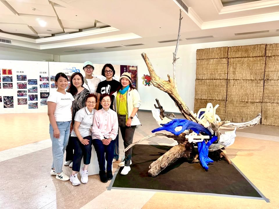 ＼「木語・流光」台日草月流漂流木藝術創作展盛大開幕｜打卡新熱點就在台中 #大安港媽祖文化園區 ！／