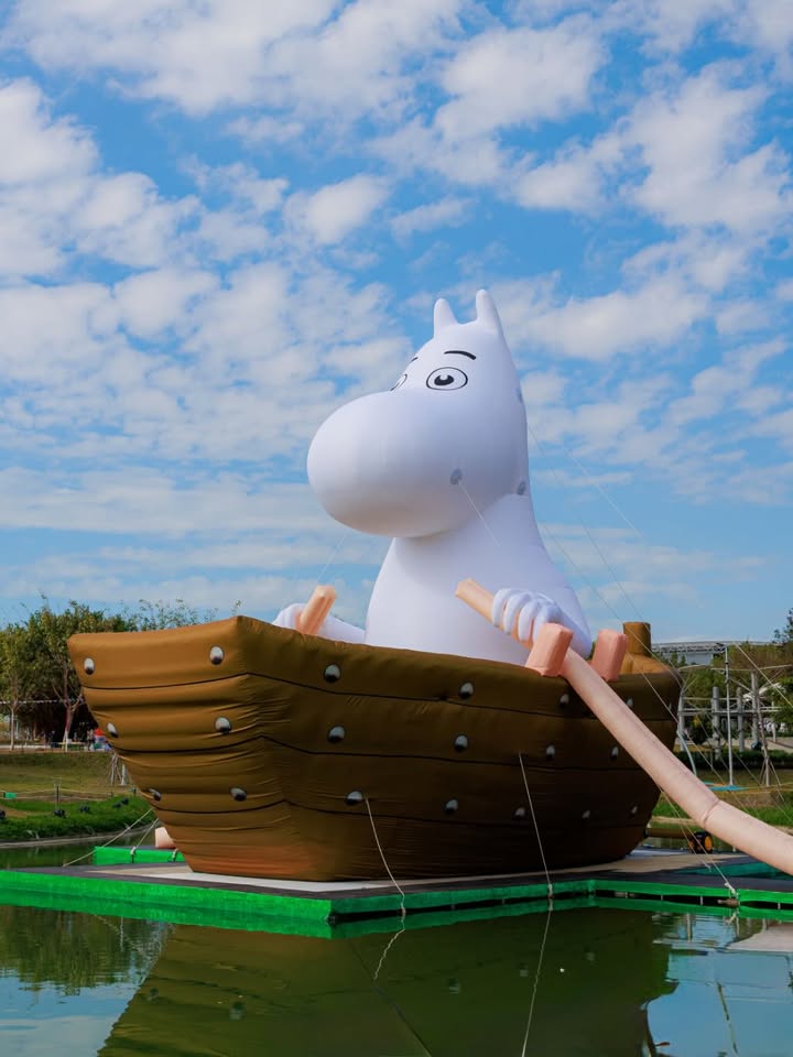 Moomin takeover in Taiwan 🏮